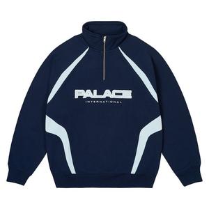 Толстовка Palace International 1/4 Zip, Navy