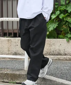 Redkap (red cap) - широкие брюки-чиносы на заказ Coen, цвет Black