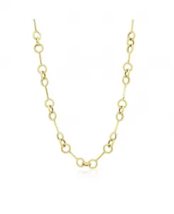 Ожерелье из переплетенных колец, 14-каратное золото The Lovery, gold