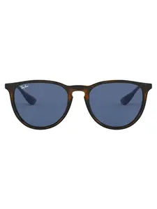 Круглые солнцезащитные очки с отверстием для ключа Ray-Ban, коричневый
