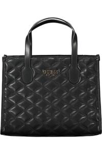 Сумка женская Guess Jeans Tamsin с узором, черный