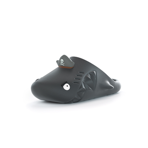 Сандалии Sharkicks Mule Pirate с закрытым носком унисекс HelloSlippers, Black