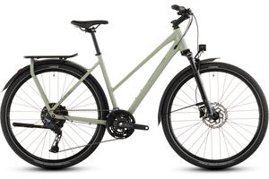 Трекинговый велосипед Cube Kathmandu exc - 28 дюймов - trapez - 2026, grün | pea´n´grey