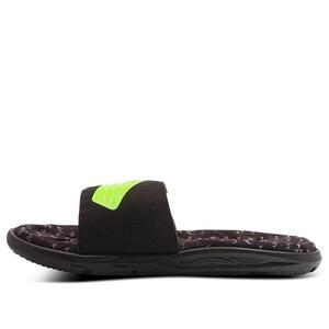 Тапочки mercenary xii slipper black/green Under Armour, черный