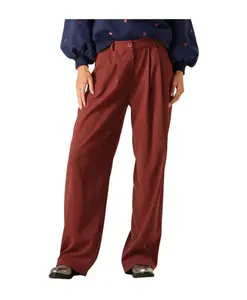 Элегантные брюки ржавого цвета, Фиби Ydence, коричневый