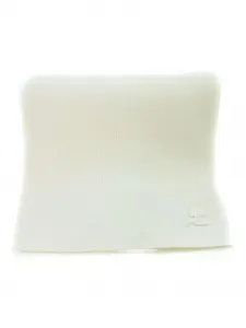 Шарф с логотипом Courrèges, белый