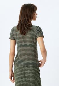 Футболка с принтом Koton, зеленый