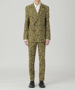 Брюки с жаккардовым узором «Орнамент» Loveless, цвет Yellow