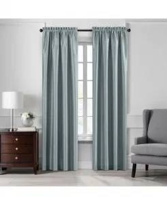 Шторы Colette из искусственного шелка, обеспечивающие полное затемнение Elrene Home Fashions, Mineral