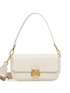 Сумка на плечо среднего размера C-Me Lock Coccinelle, бежевый