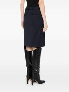 Helmut Lang юбка на молнии для автомобиля, синий