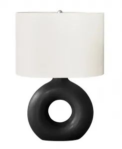 Настольная керамическая лампа Lighting 61 см Monarch Specialties, черный