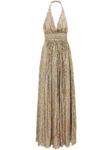 Dolce & Gabbana платье с пайетками, золотистый