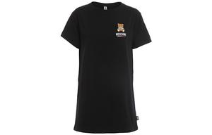 Футболка женская черная MOSCHINO