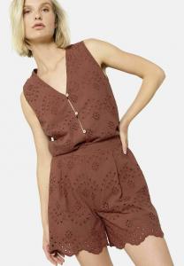 Шорты EMBROIDERED LolaLiza, коричневый