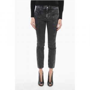 Черные хлопковые джинсы Деним Isabel Marant, Black