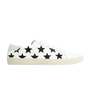 Низкие кроссовки Saint Laurent SL-06 Metallic California Low, белый