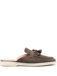 Scarosso мюли Lucrezia с кисточками, коричневый