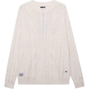 New Era MLB FW24 вязаный свитер Unisex Ivory White