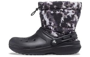 Женские ботинки Crocs водонепроницаемые зимние, черный