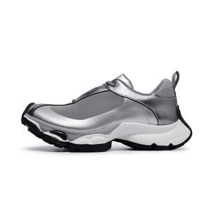 Hong Kong Meng Серые противоскользящие утолщенные кроссовки на платформе унисекс, цвет Gray