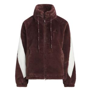 Adidas Бархатистое куртка Women's Brown White