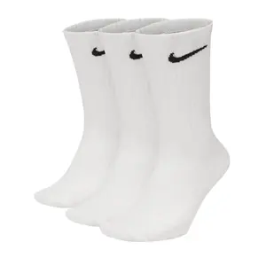 Набор из 3 пар повседневных легких тренировочных носков Nike, белый