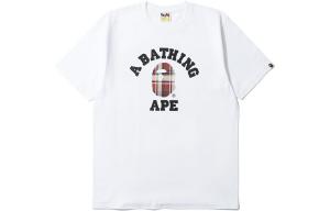 Футболка Ape Head Series для мужчин A Bathing Ape, черный/красный
