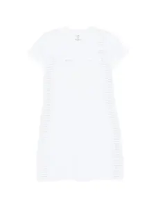 Мини-платье с украшением из кристаллов Casablanca, белый