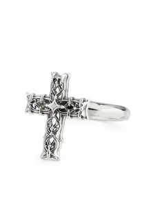 Кольцо с крестом Нотр-Дам Emanuele Bicocchi, серебристый