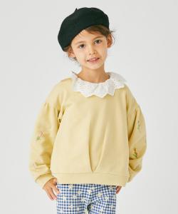 Толстовка с вышитыми рукавами Ever Closet, цвет Honey