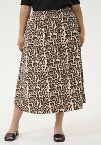 Юбка А-силуэта LEONA Kaffe Curve, бежевый