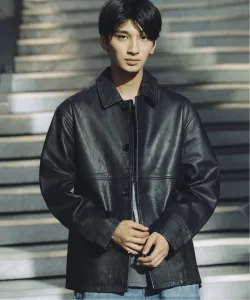 Автомобильное пальто из выстиранной козьей кожи Journal Standard, цвет Black