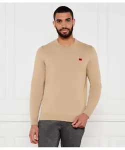 Свитер Сан-Кассиус Regular fit Hugo, бежевый