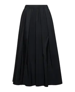 Асимметричная юбка в рубчик. Weekend Max Mara, черный