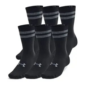 Носки Under Armour Essential crew 6 pairs, черный