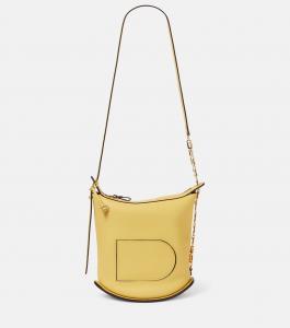 Кожаная сумка через плечо Pin Twist Delvaux, Pollen