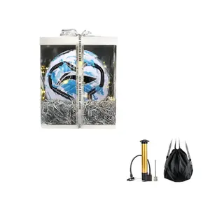 LINING Размер 5 футбольный мяч TPU бесшовный термосклеивание Unisex белый черный синий