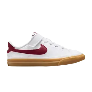Кроссовки Court Legacy PS 'White Team Red Gum', белый