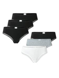 Стринги SCHIESSER  Cheeky String, Mottled Grey/Black/White