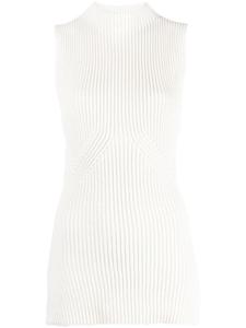 Gauchère топ в рубчик с открытой спиной, нейтральный цвет