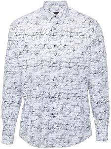 Karl Lagerfeld рубашка с логотипом, белый