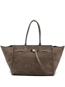 Замшевая сумка-тоут Benedetta Bruzziches, коричневый