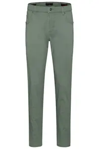 Брюки bugatti с 5 карманами из эластичной смеси хлопка, цвет Moos