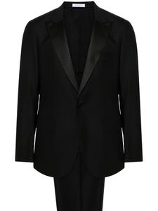 Boglioli твиловый костюм из вирджинской шерсти, черный