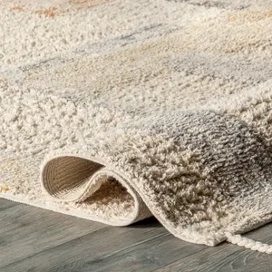Ковер Rancho Abstract Area Rug nuLOOM, 61x244 см, светло-бежевый