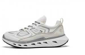 Ecco SS26 BIOM 720 Collection Textile, Cow Leather Casual Shoes Men's White