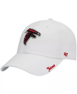 Женская белая регулируемая кепка с логотипом Atlanta Falcons Miata Clean Up '47 Brand, белый