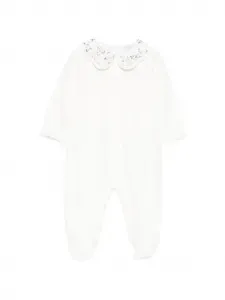Пижама с цветочным воротником NANAN, белый