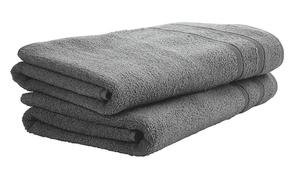 Банное полотенце Uncover by Schiesser Brooklyn im 2er Set, серый